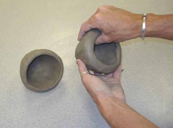 Make clay walls thinner