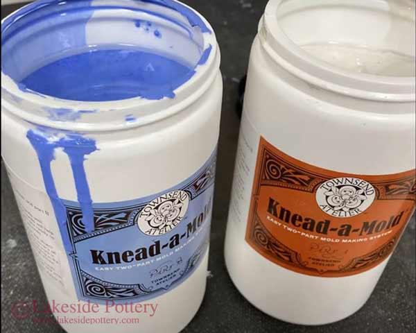 Silicone two parts rubber mold putty