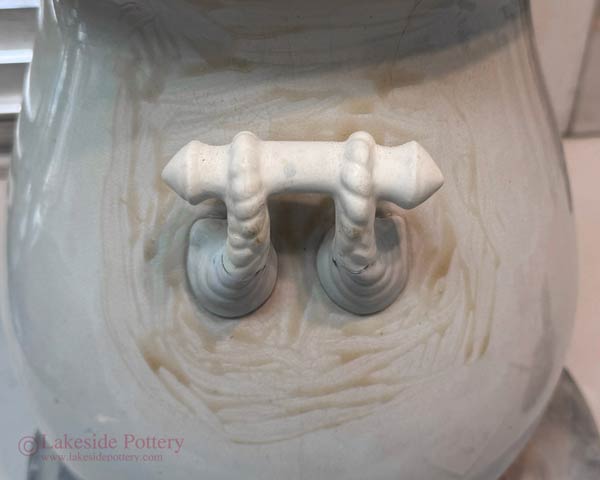 Apply liquid lated to block paint tht are not part of teh handle