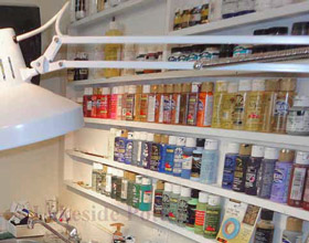 see instructions for paining and cold glazing