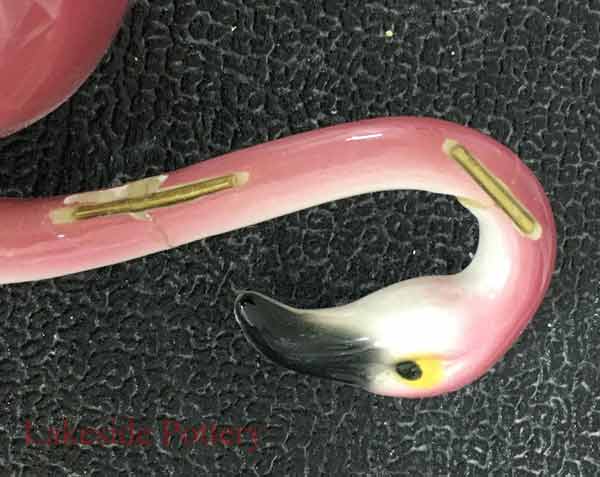 Metal peg insersion pottery repair