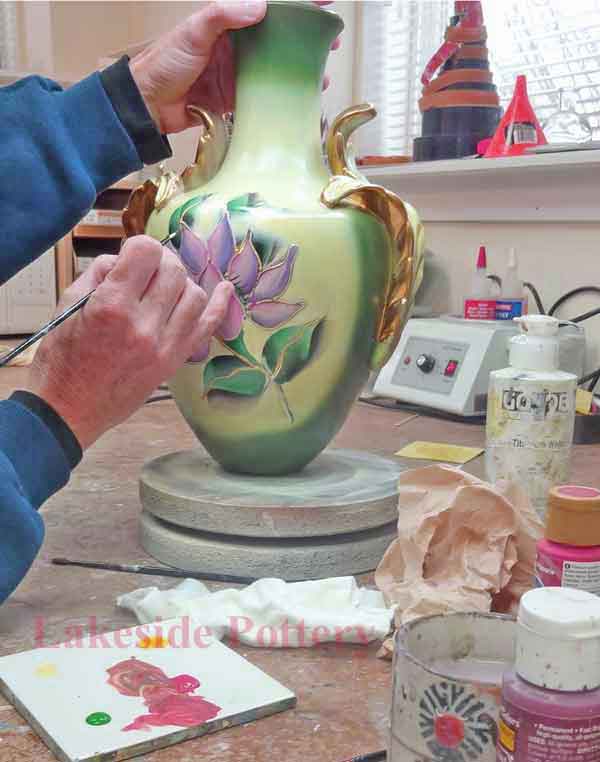 Making missing parts with clay