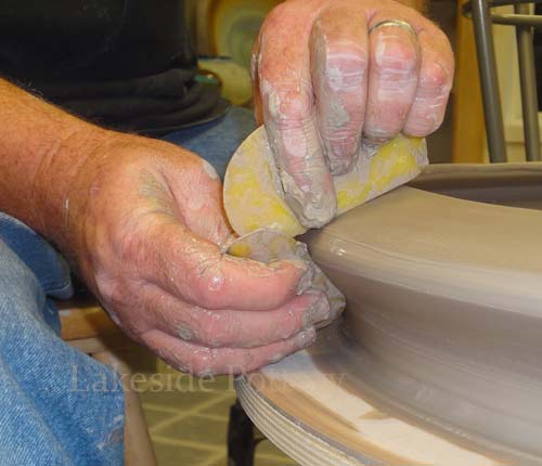 use ribs to create a sharp edge