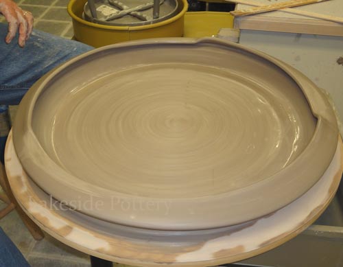 completed pot's shape